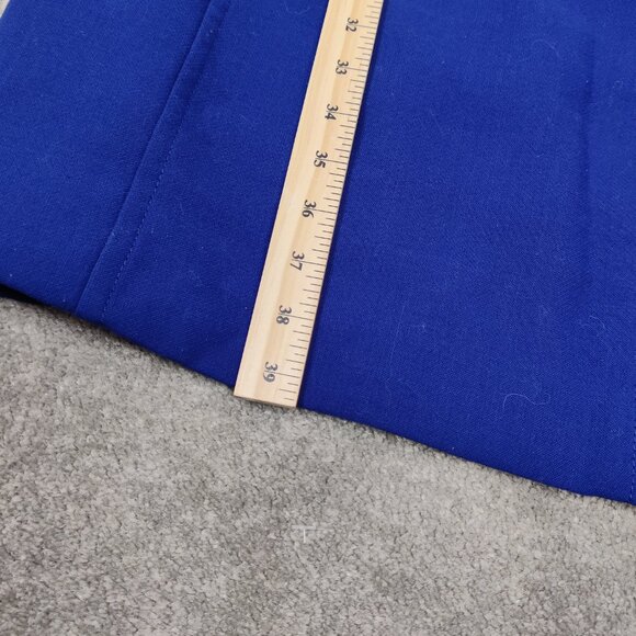 Talbots Women's Bodycon Wool Midi Dress Size 8 Blue Business Casual Old Money - Picture 9 of 9